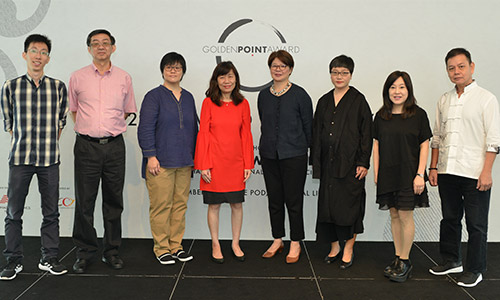 Golden Point Award 2019 Chinese Poetry and Short Story Winners with Mrs Rosa Daniel and Ms Goh Swee Chen