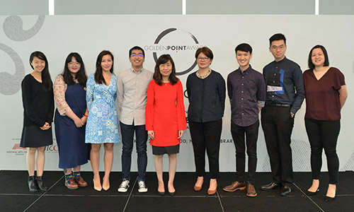 Golden Point Award 2019 English Poetry and Short Story Winners with Mrs Rosa Daniel and Ms Goh Swee Chen