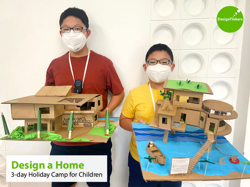 DesignTinkers June Holiday Camps 2024: Design a Home - 3-day Camp (May)