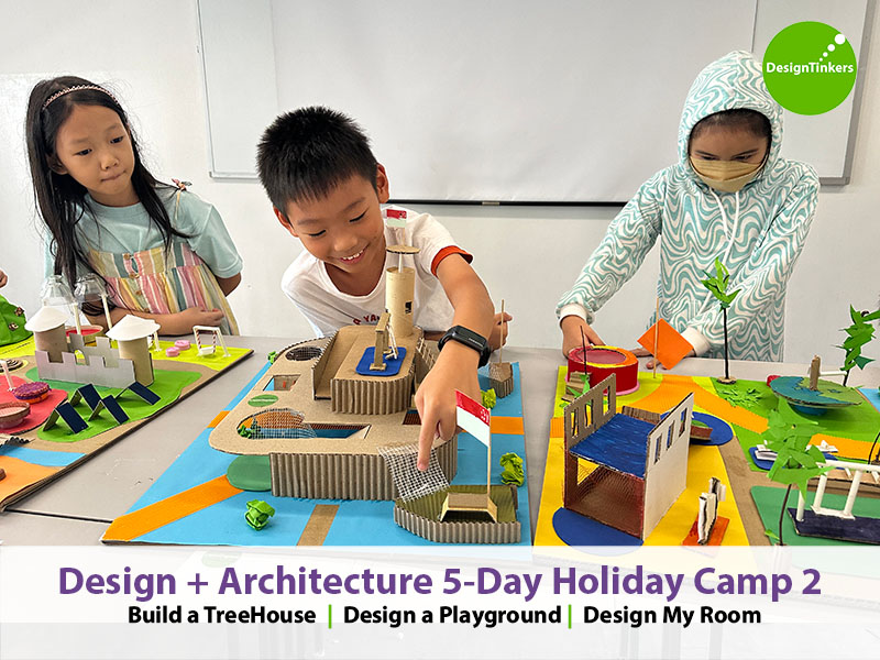 DesignTinkers June Holiday Camps 2024: 5-day Design + Architecture Holiday Camp 2