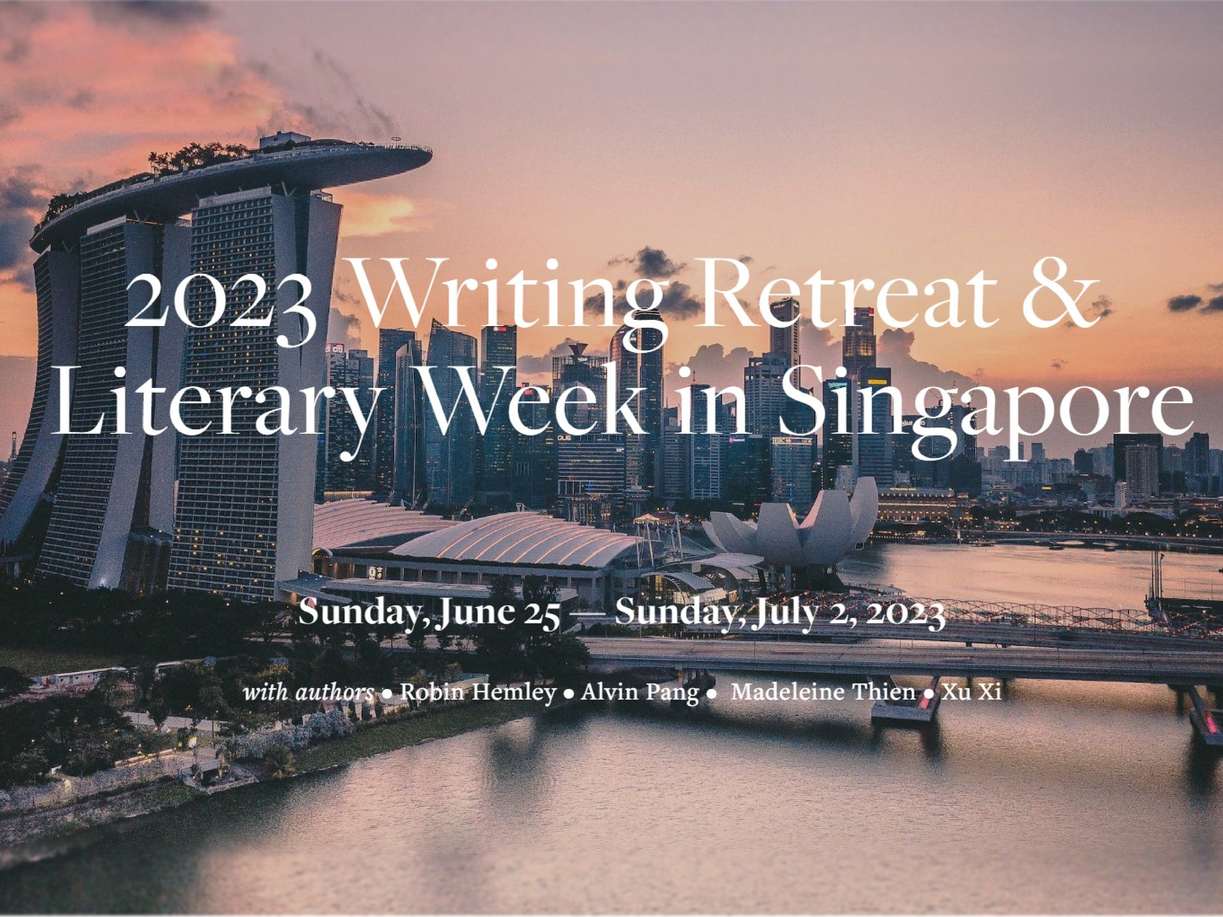 2023 Writing Retreat and Literary Week