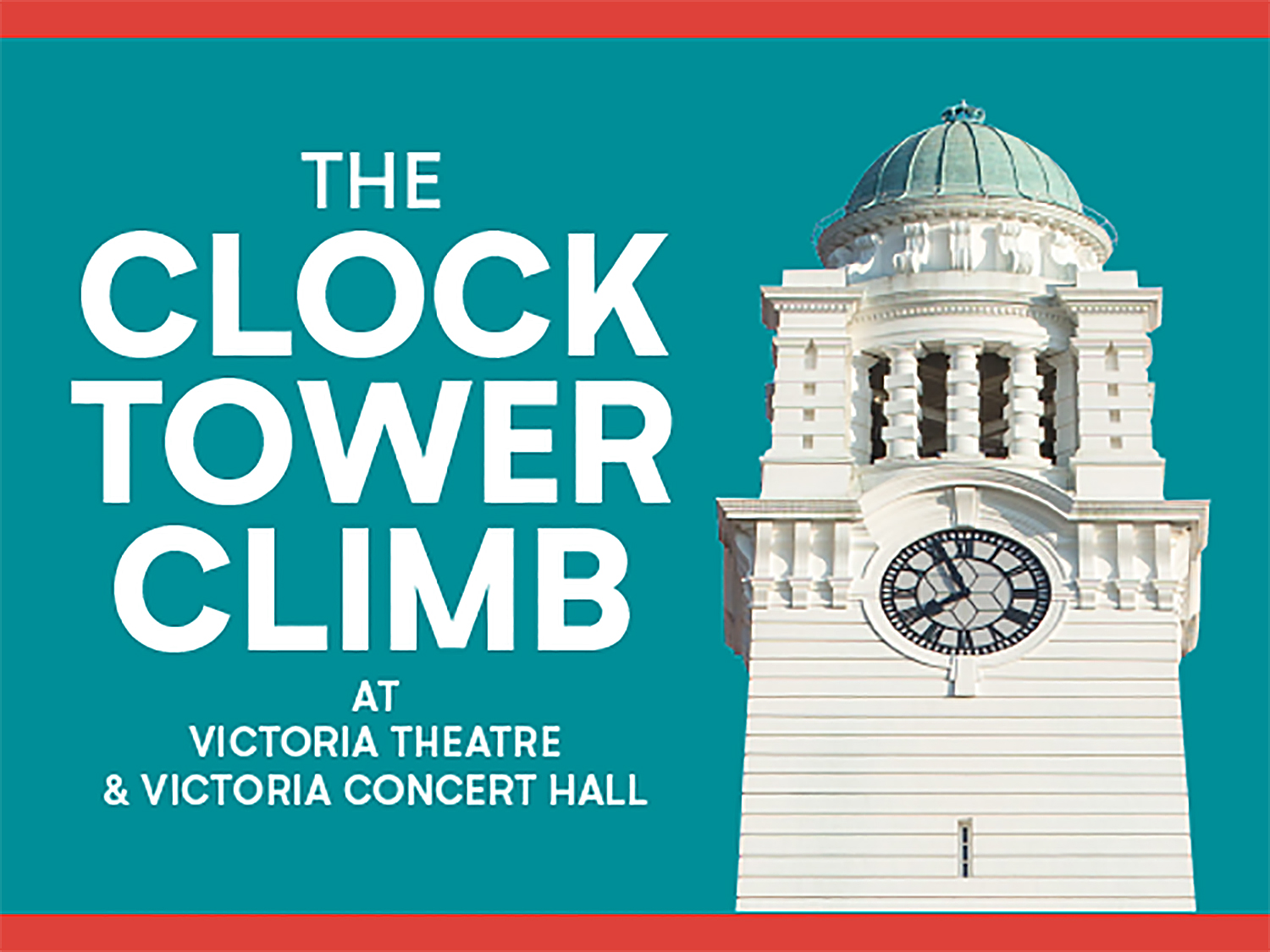 The Clock Tower Climb at Victoria Theatre and Victoria Concert Hall