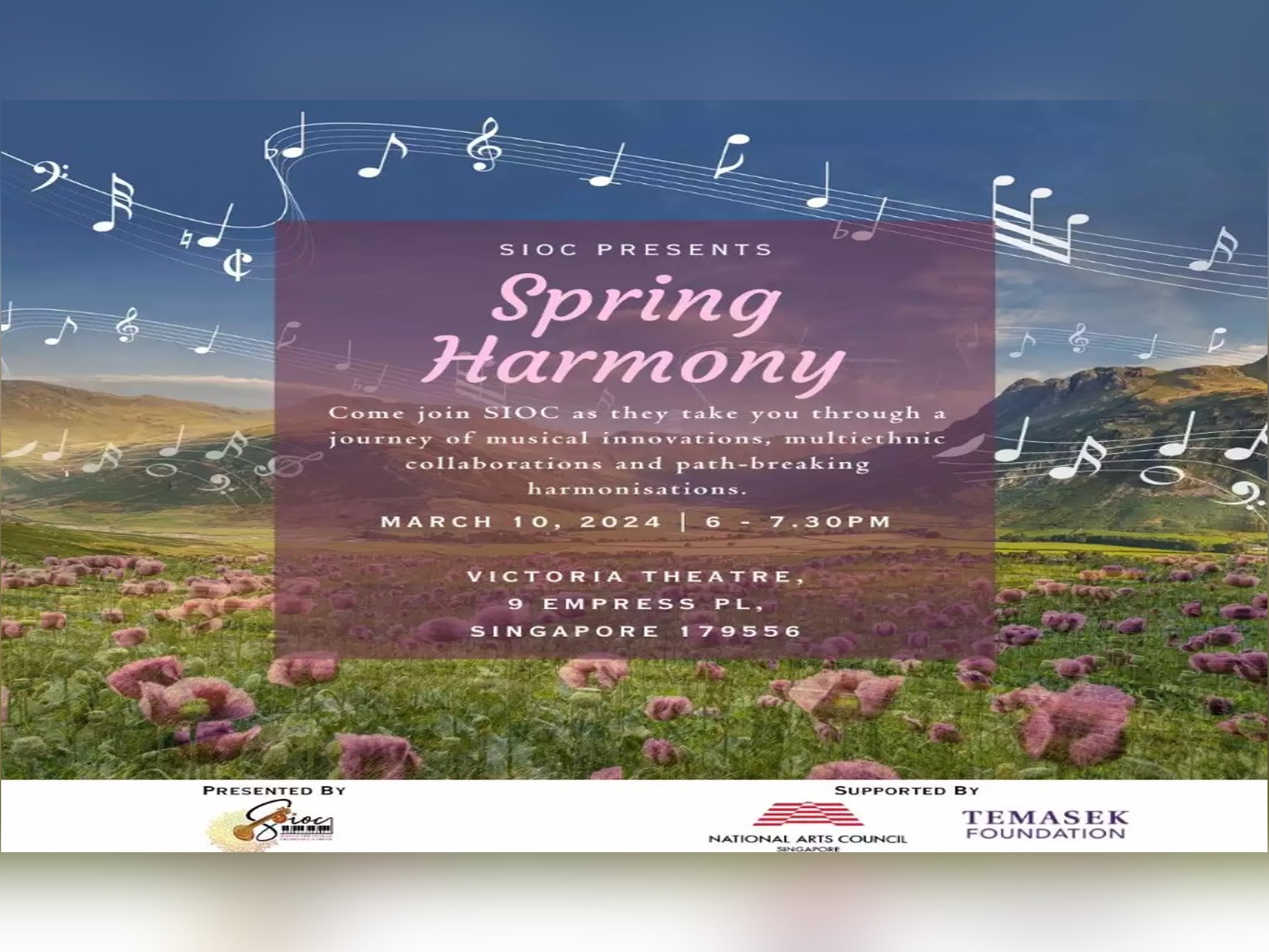 Spring Harmony - A Music Concert By Singapore Indian Orchestra & Choir
