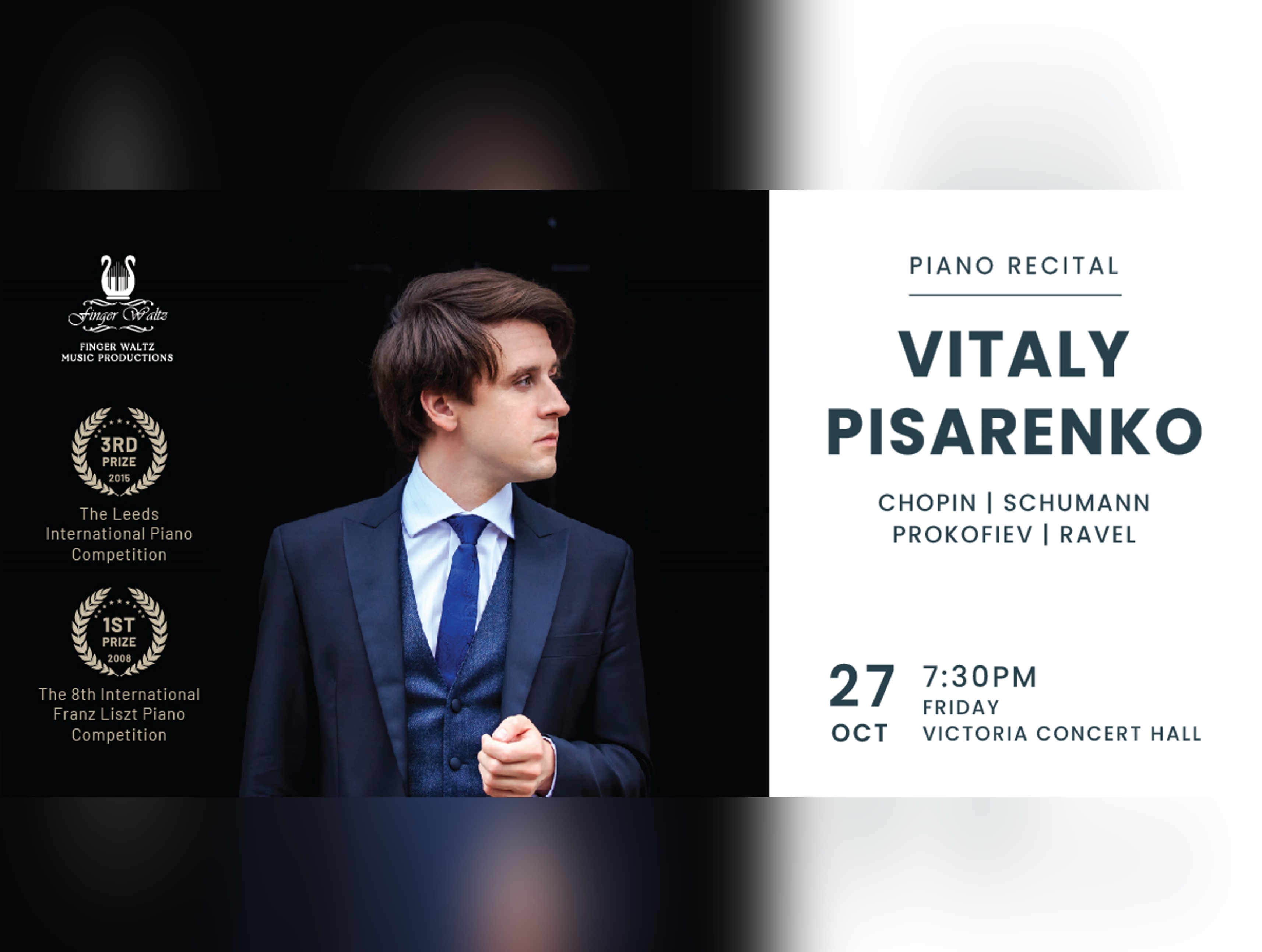 Piano Recital by Vitaly Pisarenko: Chopin | Schumann | Prokofiev | Ravel